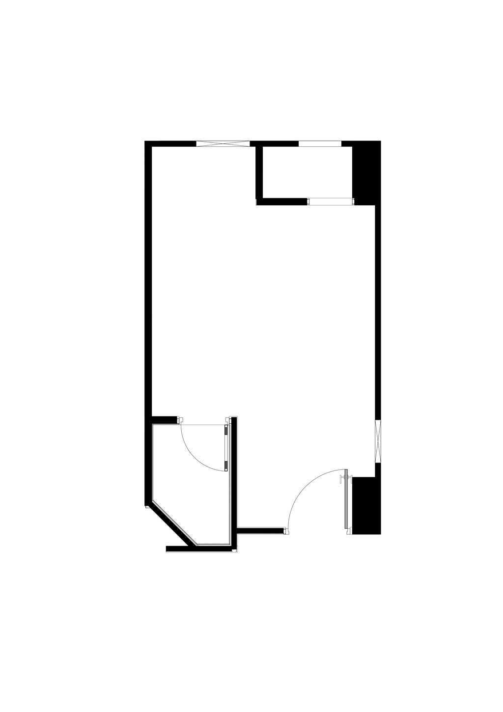 foto denah rumah tipe STUDIO CORNER B perumahan Grand Kamala Lagoon