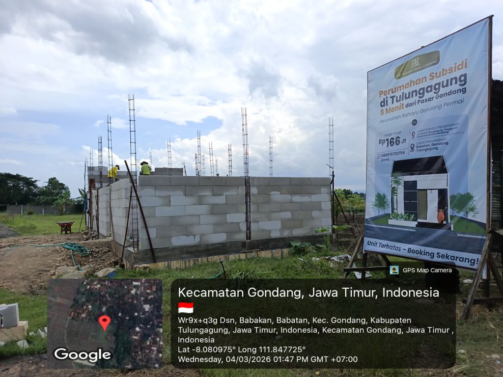 foto gerbang perumahan Rahayu Gondang Permai