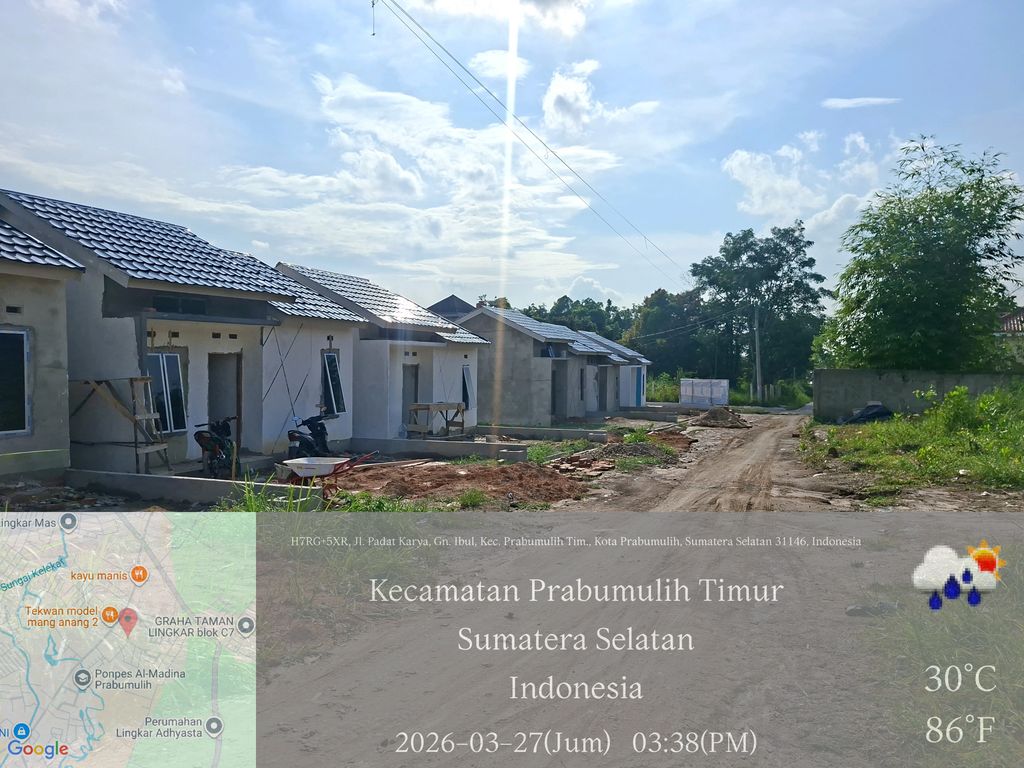 foto posisi tengah perumahan MAHARDIKA REGENCY 2