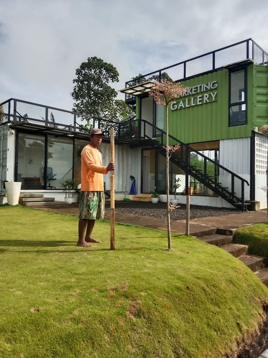 foto posisi tengah perumahan MBR SKYLAND ARJUNA