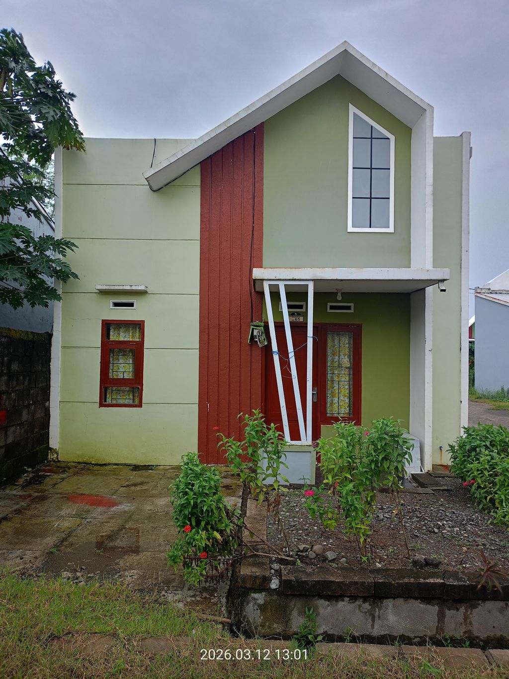 foto contoh rumah perumahan Pesona Bandara Regency Cluster Bougenville Baru