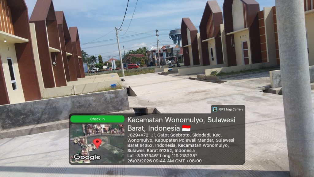 foto posisi tengah perumahan Bina Residence Permai Gatot Subroto 2