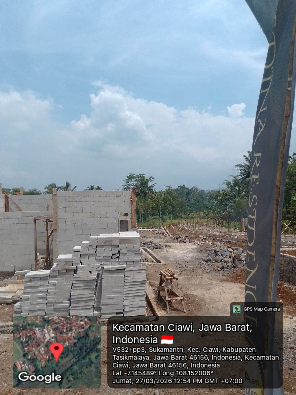 foto posisi tengah perumahan MEDINA RESIDENCE CIAWI