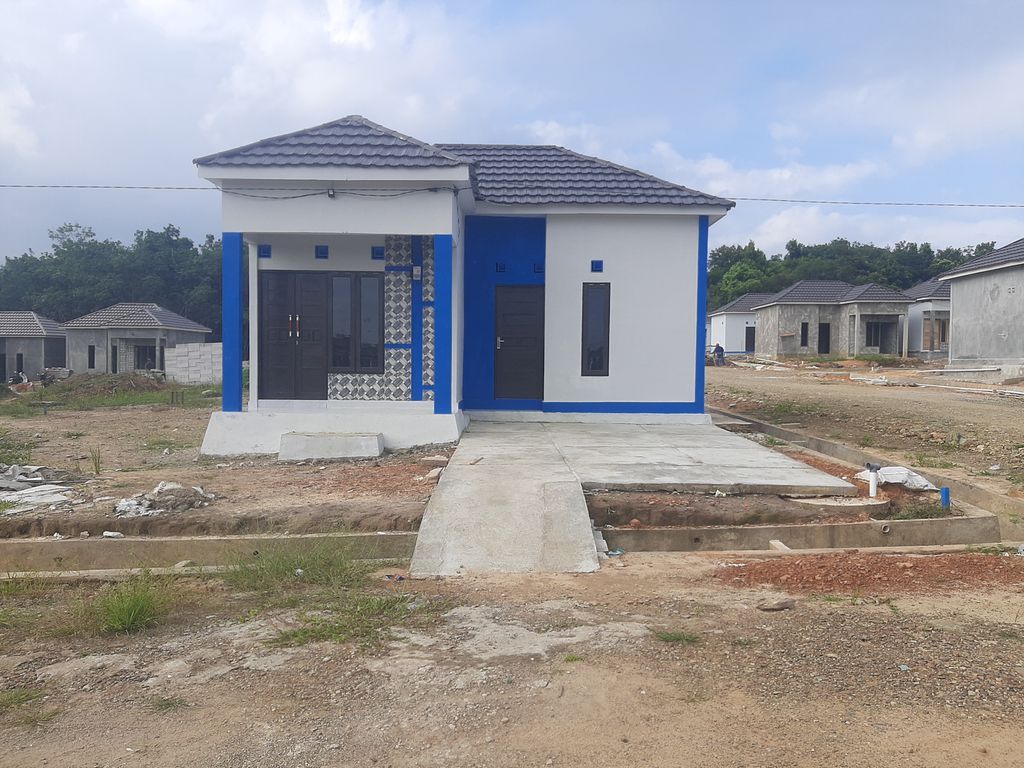 foto tampak rumah tipe 36 subsidi 2026 perumahan ANUGRAH REGENCY 6 TAHAP 2