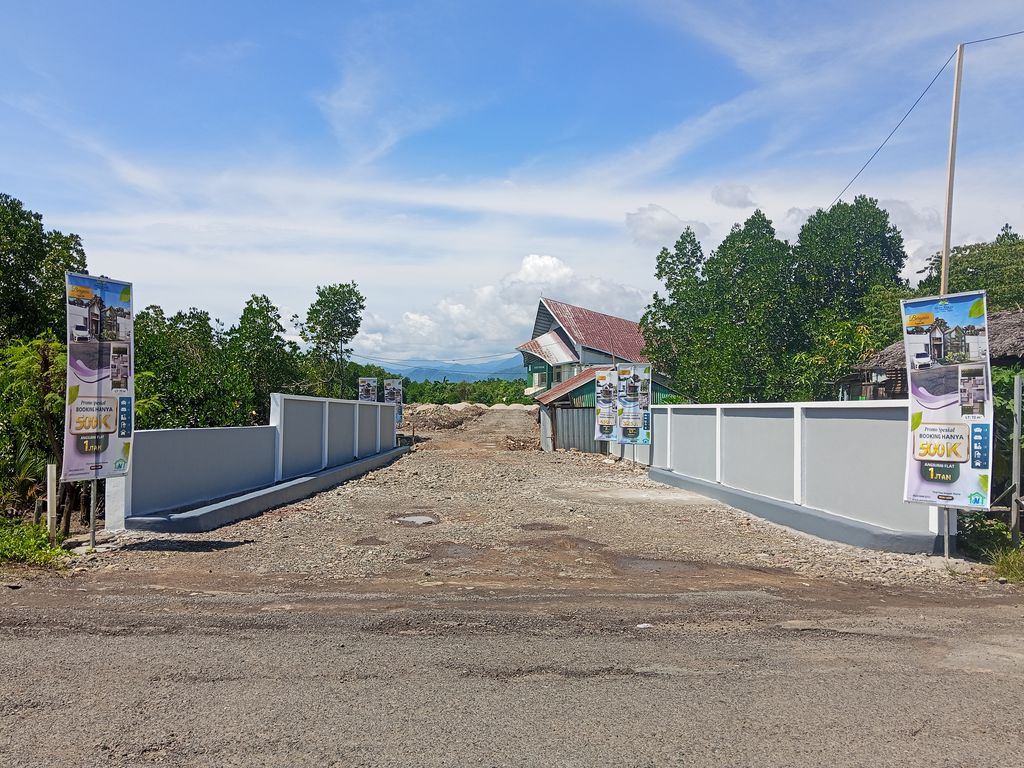 foto gerbang perumahan GREEN BAKAU RESIDENCE