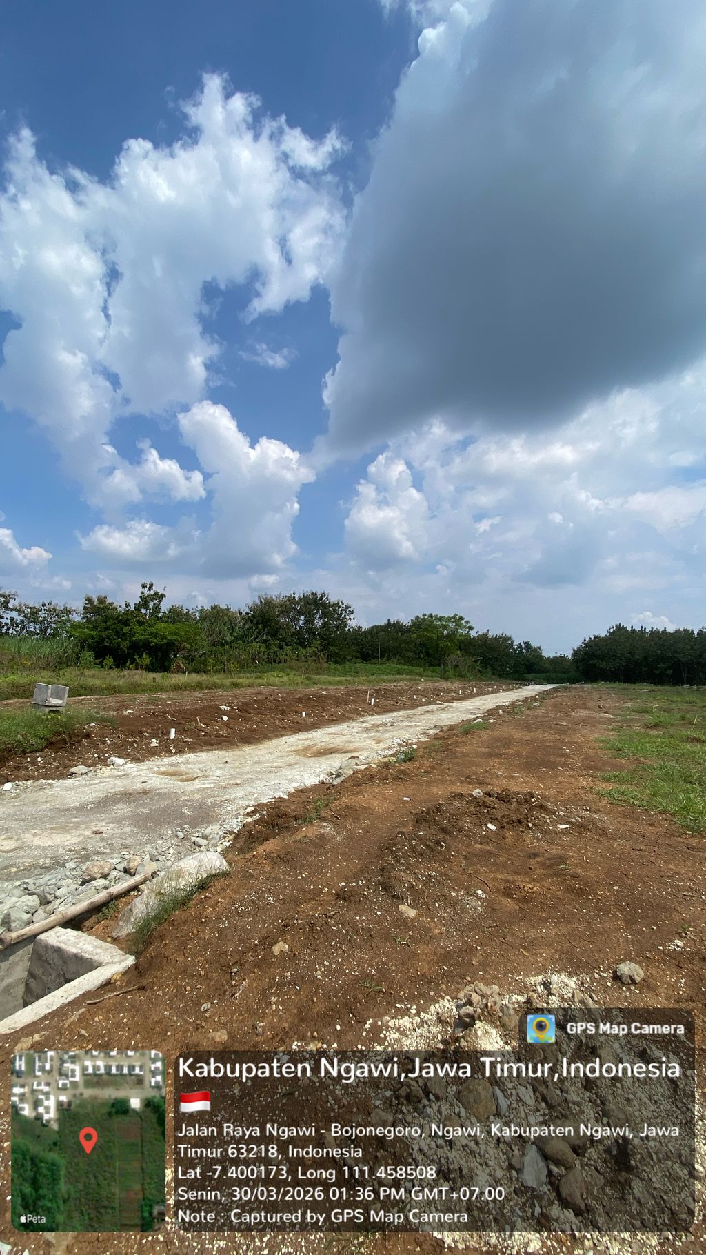 foto posisi tengah perumahan GAYATRI MAKSOEM VILLAGE 2