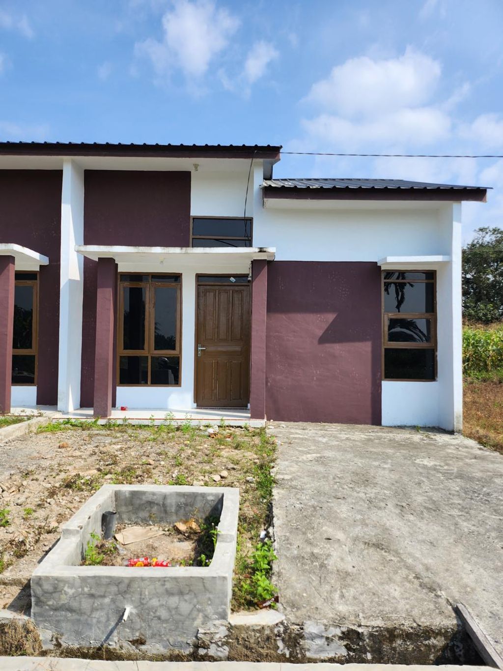 foto tampak rumah tipe 36 perumahan TELAGA SARI RESIDENCE TAHAP II