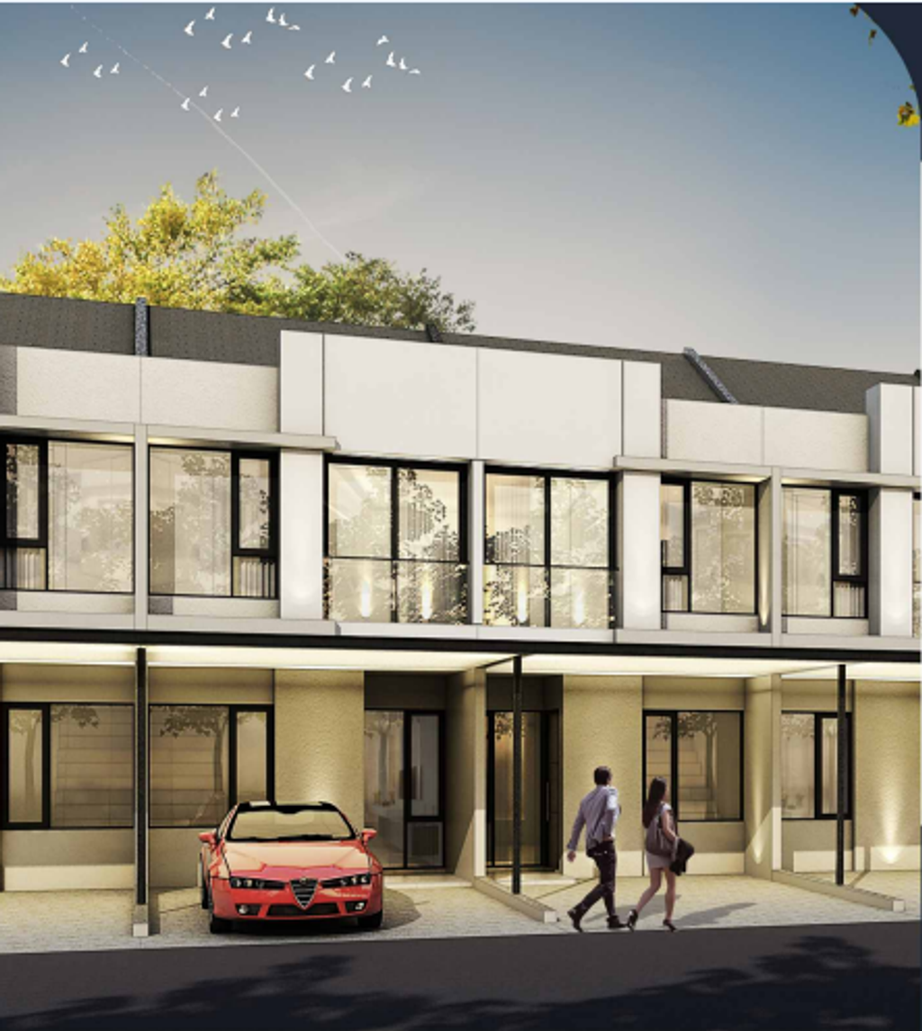 foto tampak rumah tipe BRONZE HOEK perumahan RUMAH MILENIAL NEW