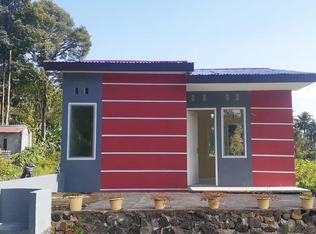 foto tampak rumah tipe 36 Komersil A perumahan Cozy Home Laikit