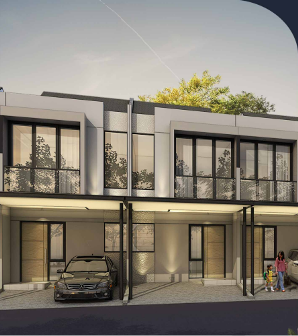 foto tampak rumah tipe AMBER HOEK perumahan RUMAH MILENIAL NEW