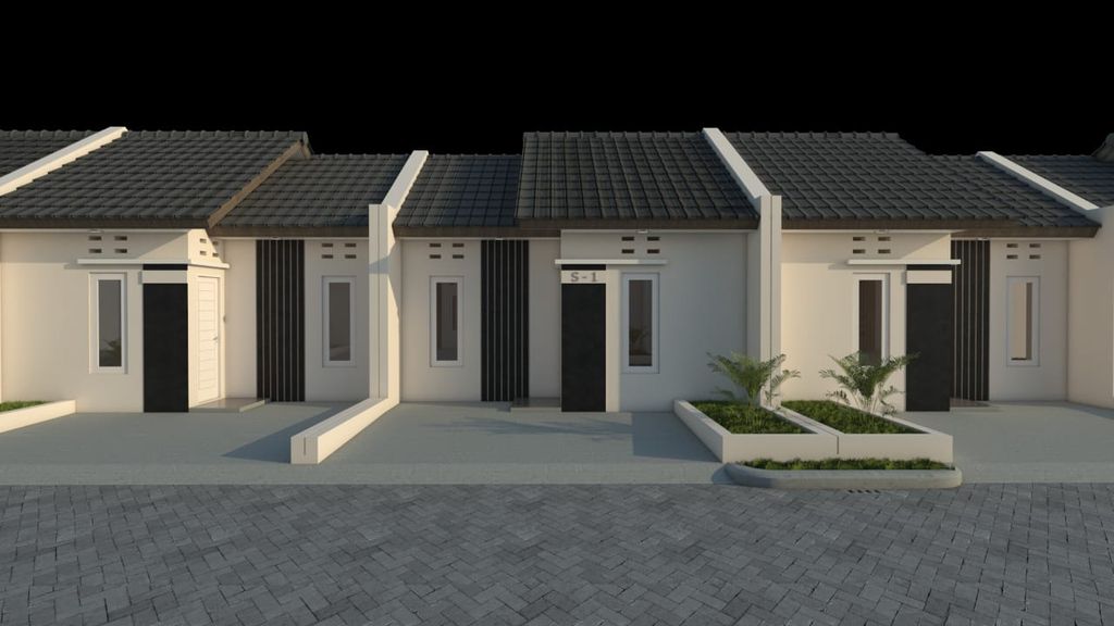 foto tampak rumah tipe 33 perumahan Perumahan star regency