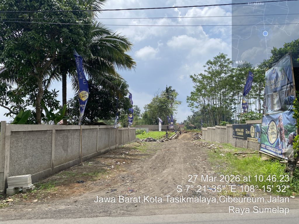 foto gerbang perumahan MEDINA LAND