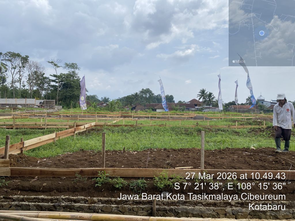 foto posisi tengah perumahan MEDINA LAND