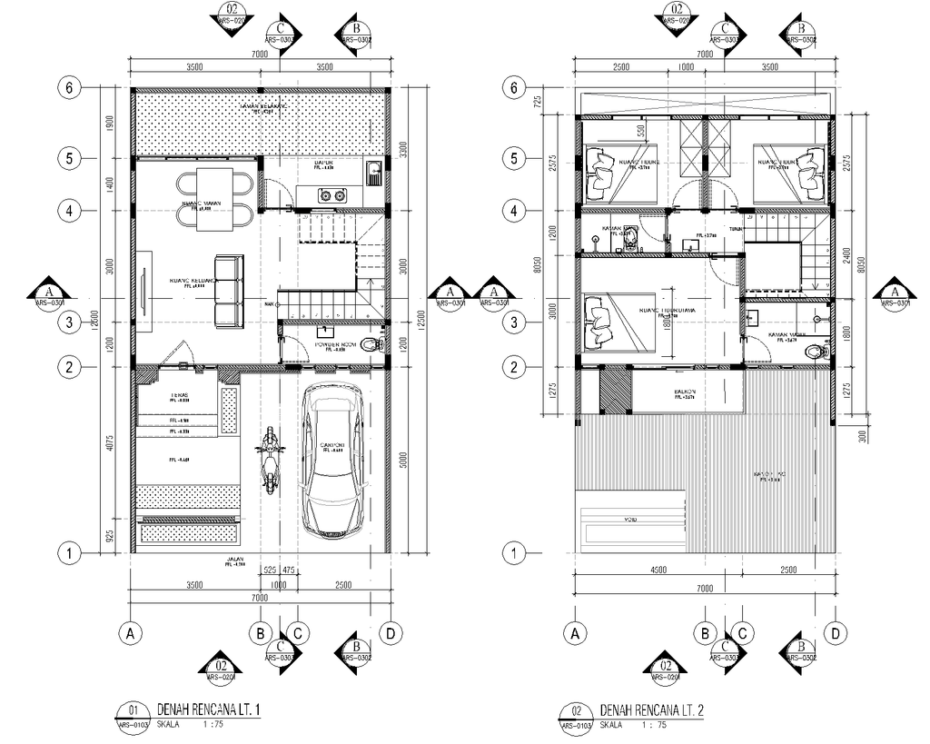 foto denah rumah tipe 92 perumahan AKITA 3
