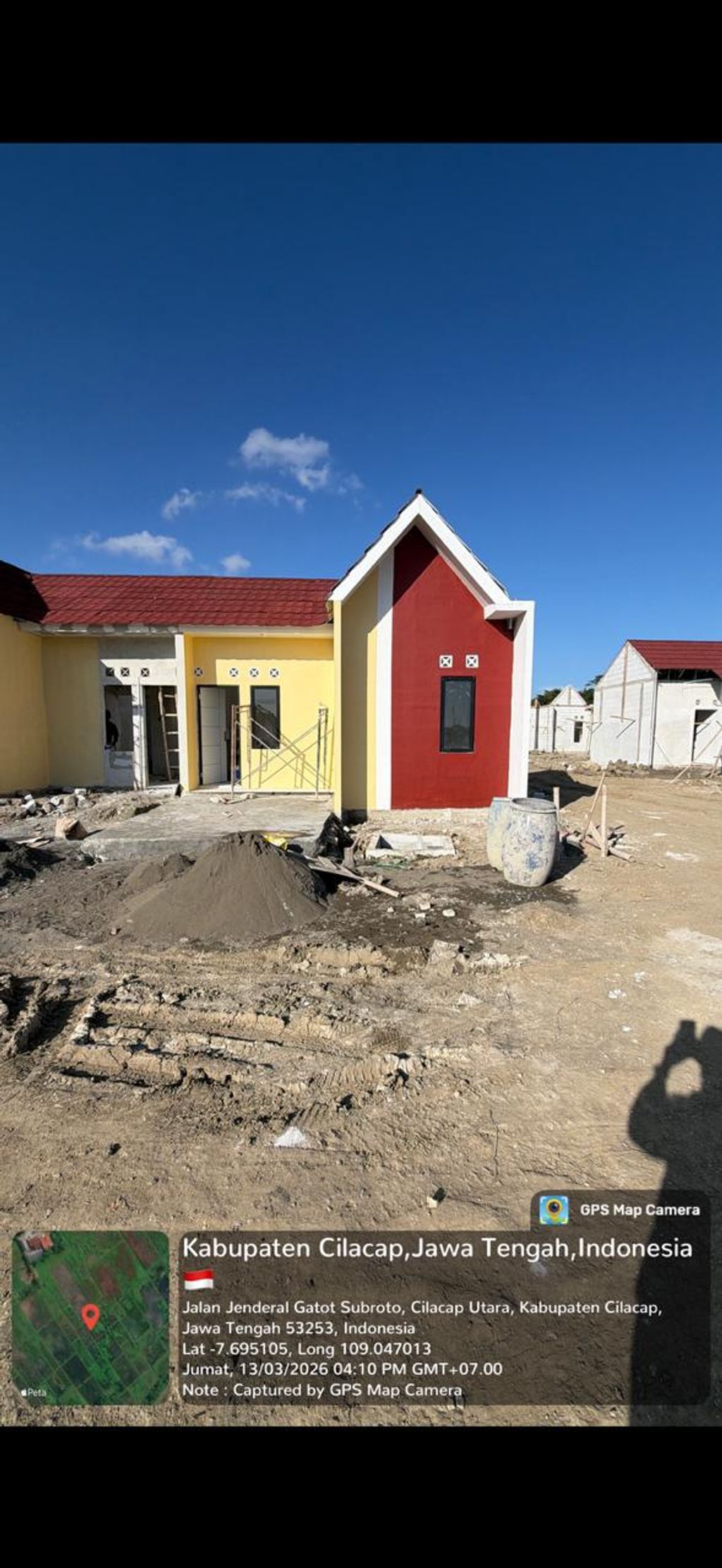 foto tampak rumah tipe blok A No 26 perumahan MAHKOTA SULTAN BISMA