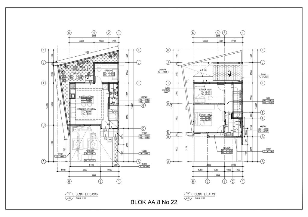 foto denah rumah tipe 89 (89/83) Orlens perumahan KOTA WISATA ECOVIA