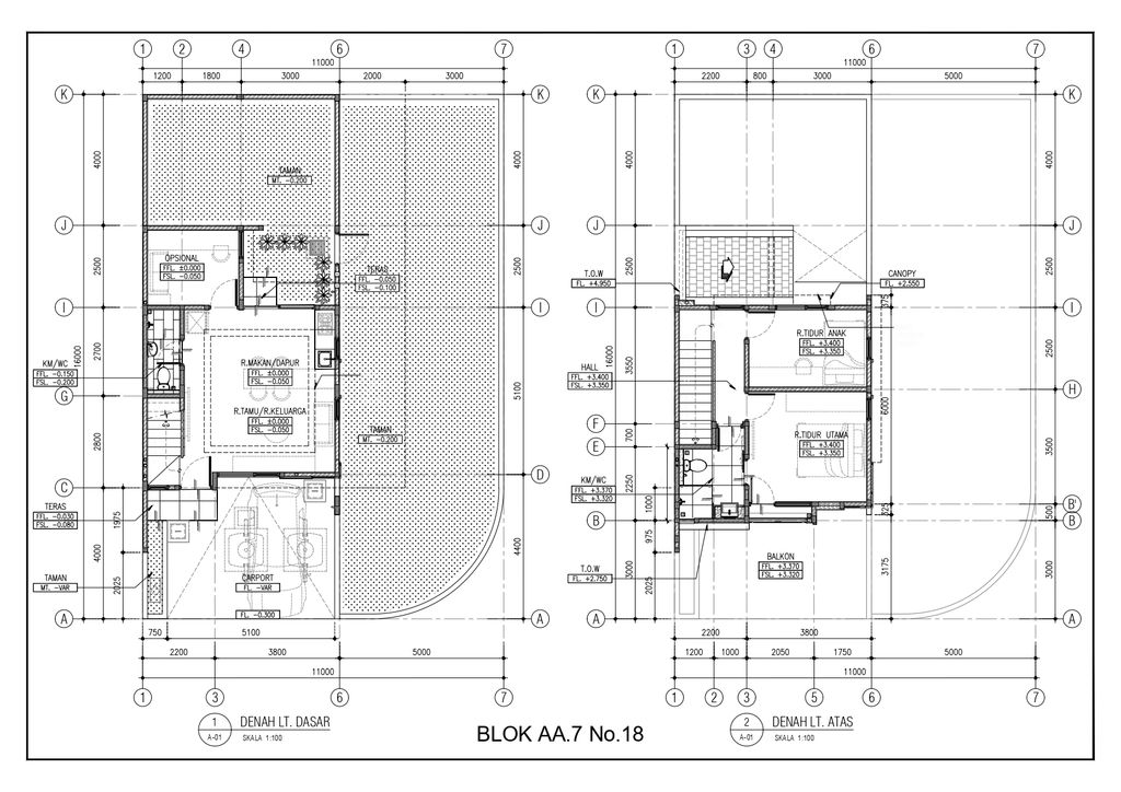 foto denah rumah tipe 89 (89/172) Orlens perumahan KOTA WISATA ECOVIA