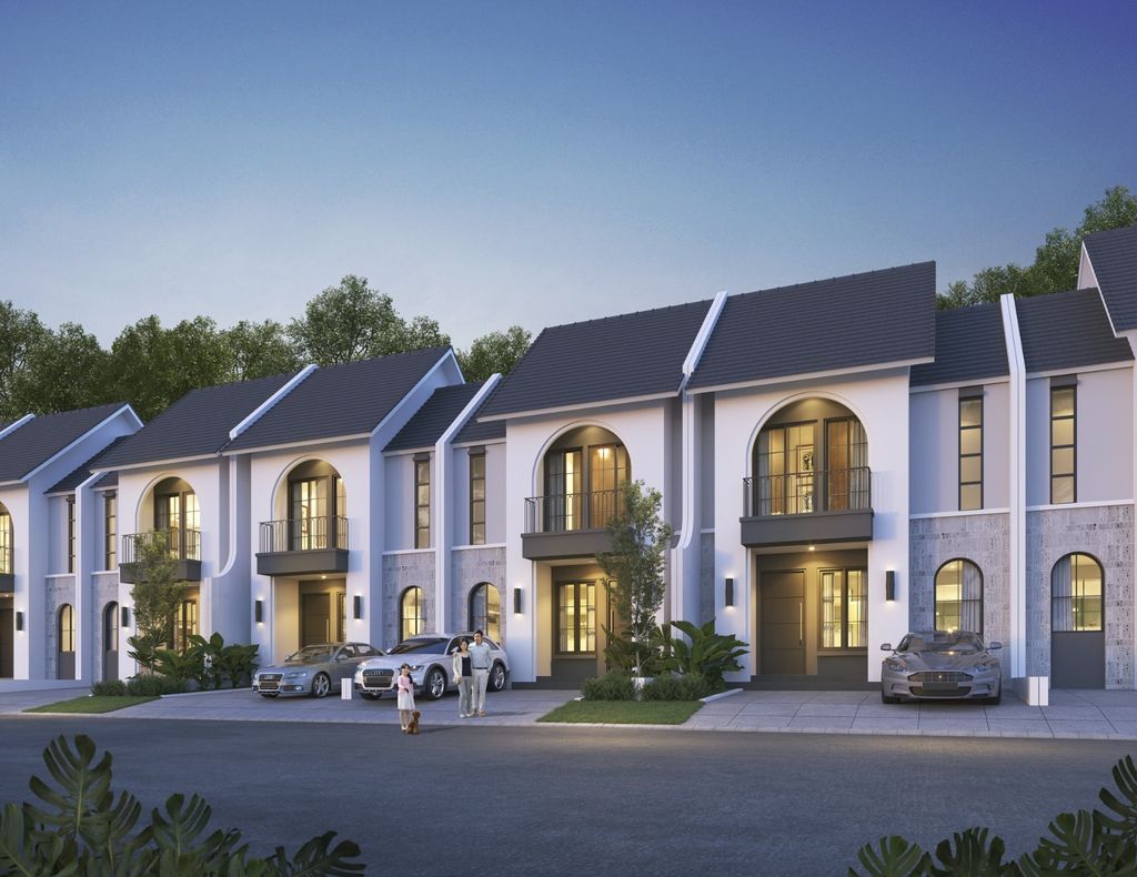 foto tampak rumah tipe GRIMSEY perumahan CitraLand Palu