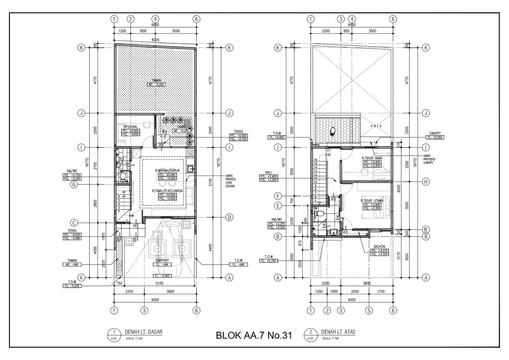 foto denah rumah tipe 89 (89/102) Orlens perumahan KOTA WISATA ECOVIA