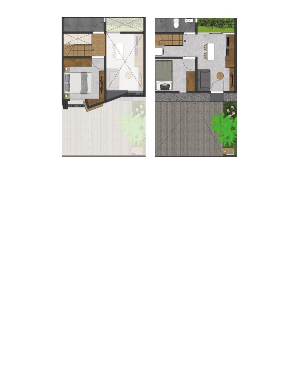 foto denah rumah tipe 67/80 Furnished perumahan KALIMAYA PARK