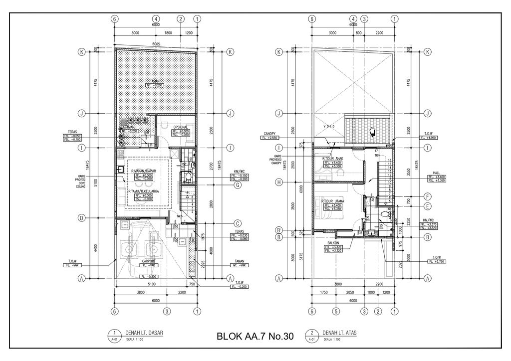 foto denah rumah tipe 89 (89/100) Orlens perumahan KOTA WISATA ECOVIA