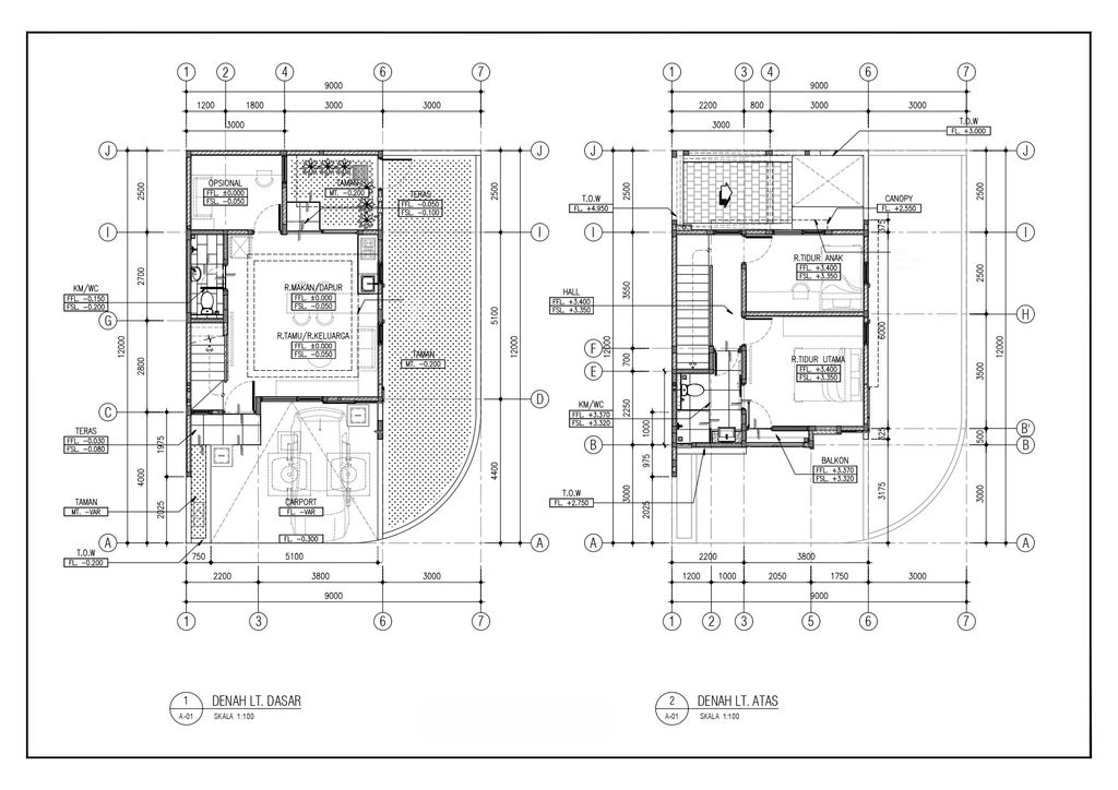 foto denah rumah tipe 89 (89/104) Orlens perumahan KOTA WISATA ECOVIA