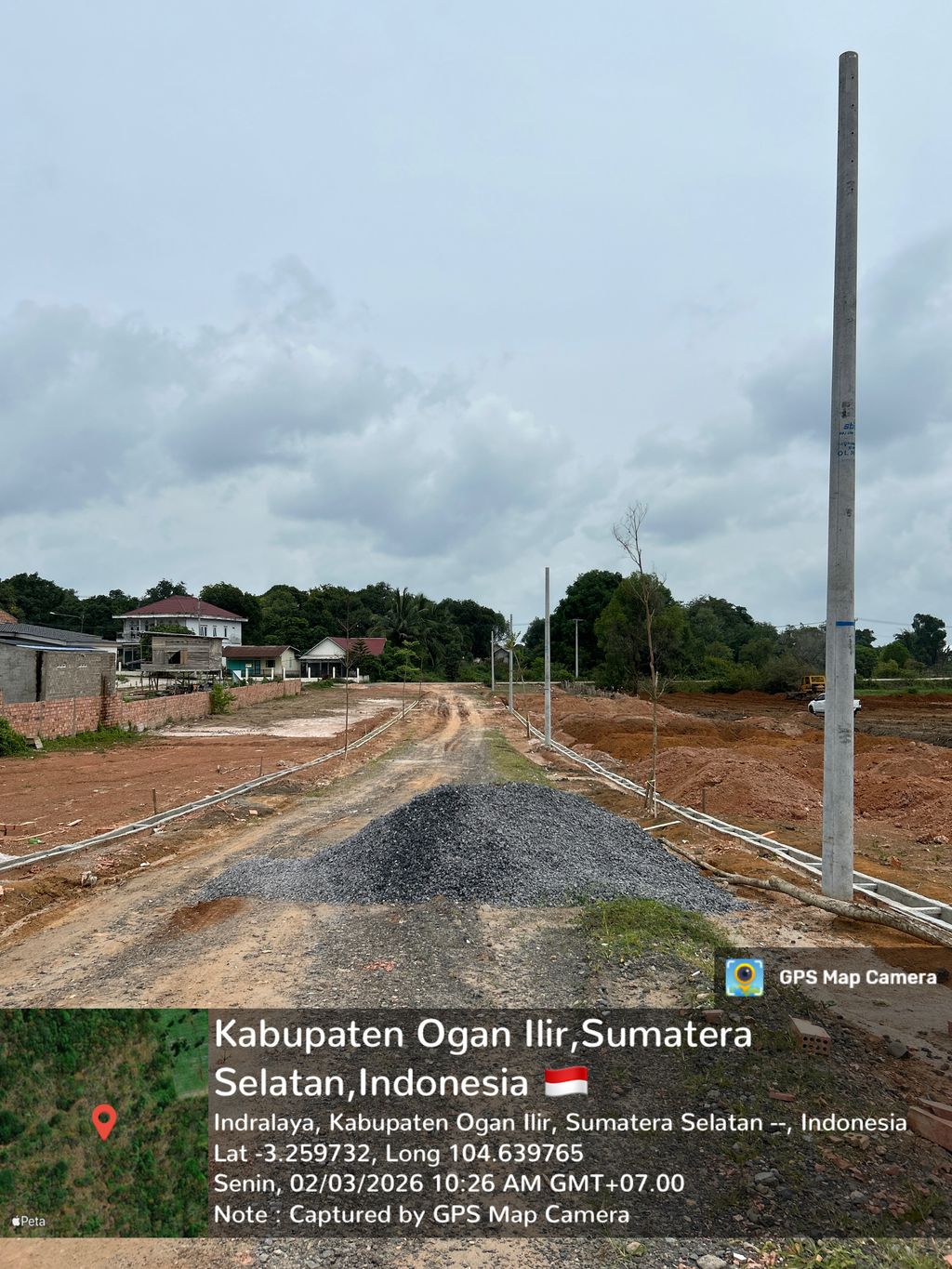 foto posisi tengah perumahan AMPERA LAND TAHAP 2