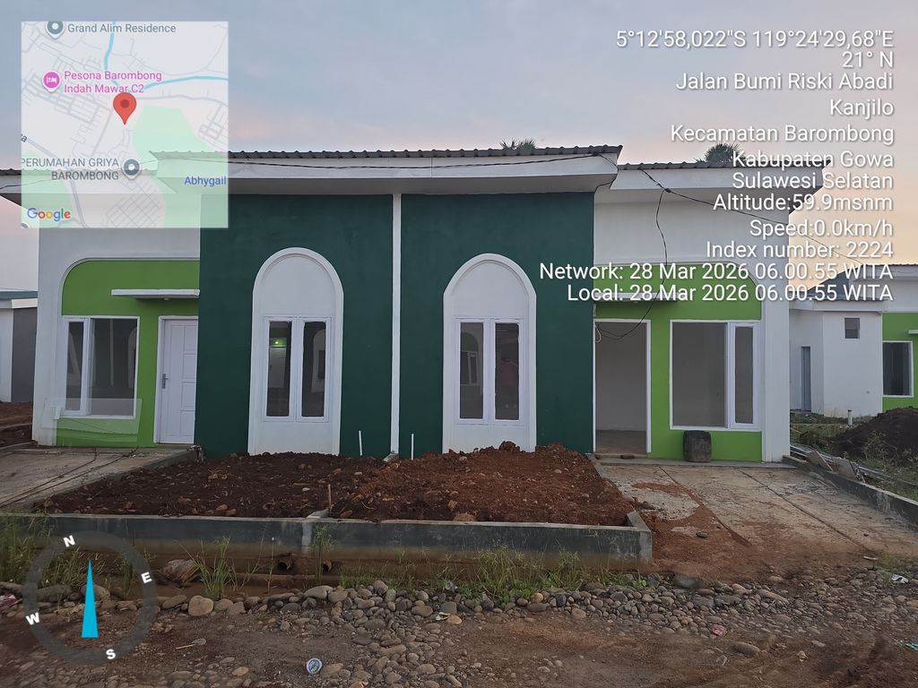 foto contoh rumah perumahan PERUMAHAN PESONA BAROMBONG INDAH CLUSTER BILAIYA