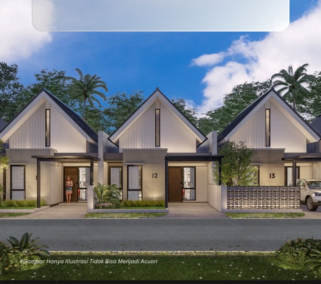 foto tampak rumah tipe 39 perumahan GARDENIA RAYA 7