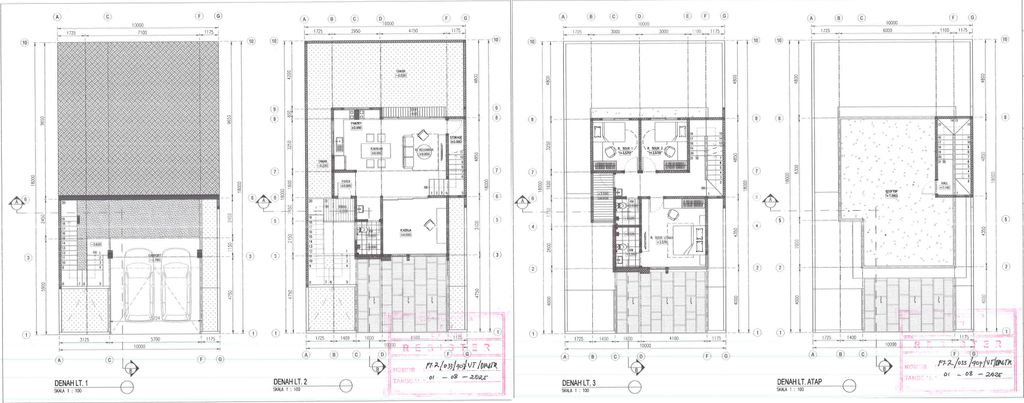 foto denah rumah tipe SURACANDRA 180/180 3.9 (Up) perumahan Tatar Surawisesa KBP