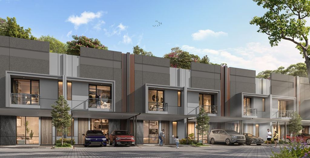 foto tampak rumah tipe 89 (89/174) Orlens perumahan KOTA WISATA ECOVIA