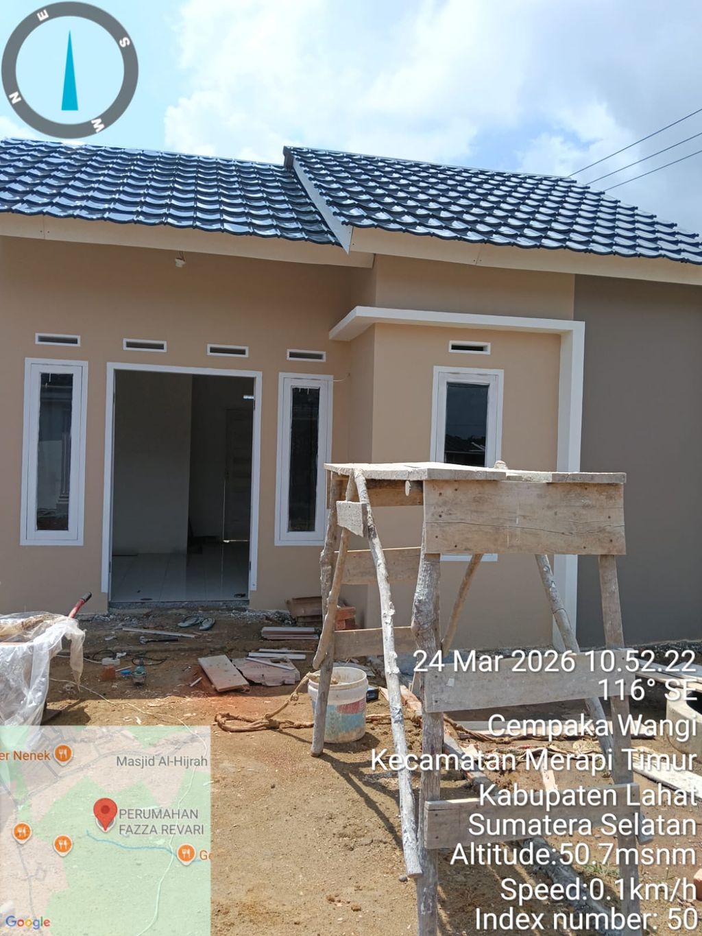 foto tampak rumah tipe 36/91 perumahan GRIYA REVARI INDAH