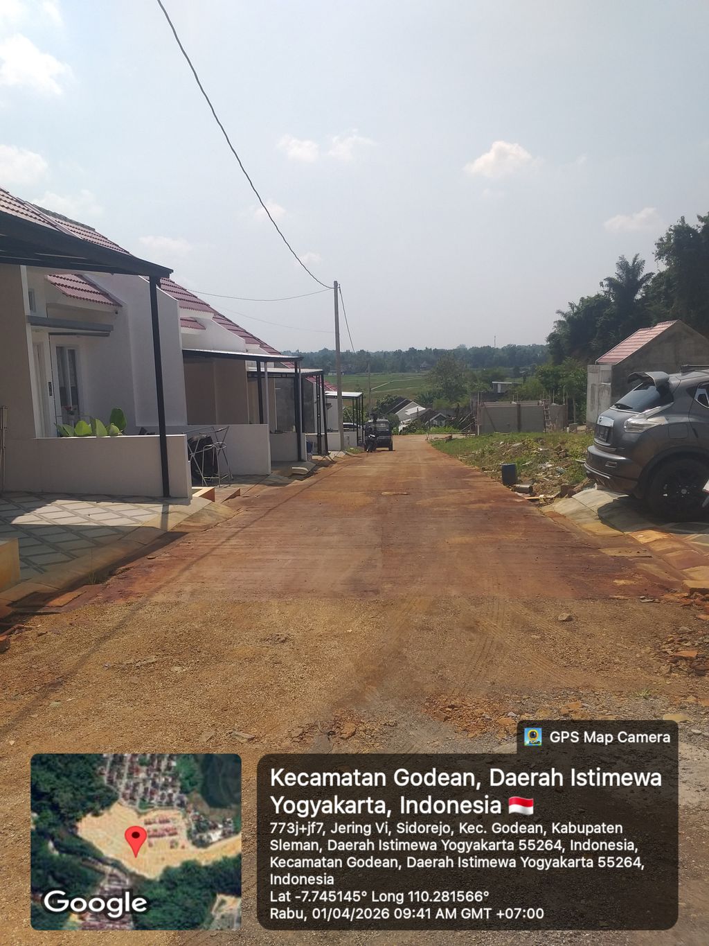 foto posisi tengah perumahan Pesona Indah Taman Asri