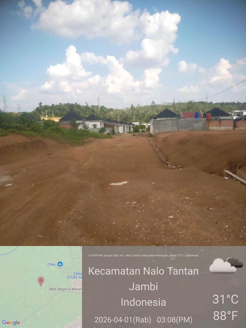 foto gerbang perumahan ILABIAH RESIDENCE II