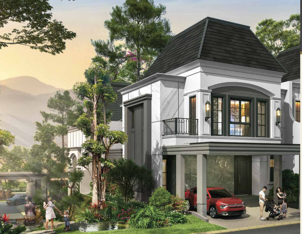 foto tampak rumah tipe SIGNATURE - MTG perumahan PERUMAHAN CITRA CITY SENTUL KAWASAN PREMIUM