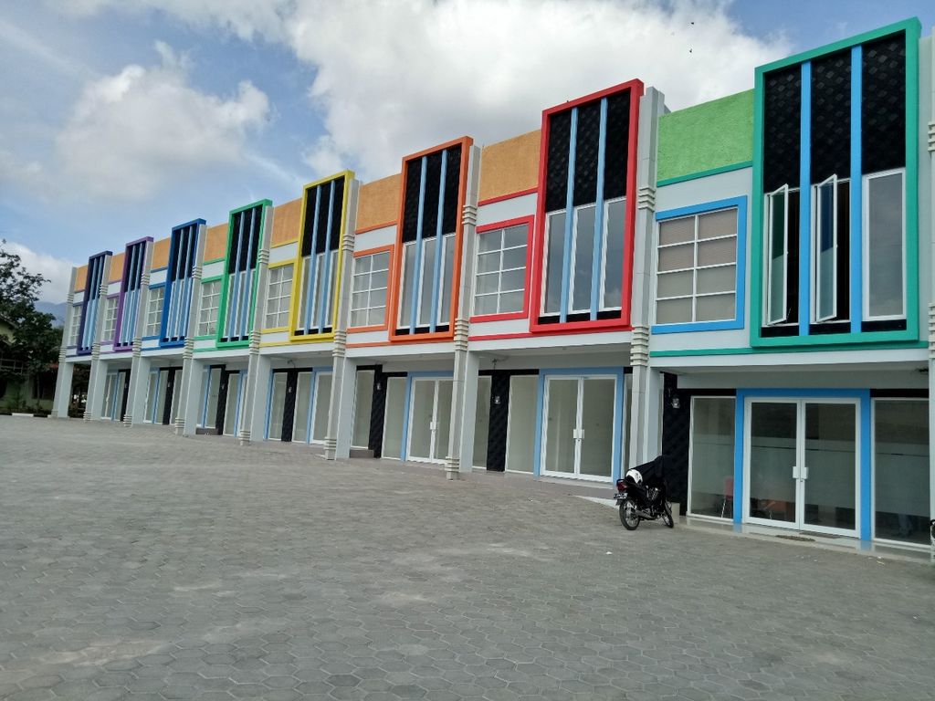 foto tampak rumah tipe RUKO (RK) 84/50 perumahan BIDELIA GRIYA KARANGPAWITAN GARUT