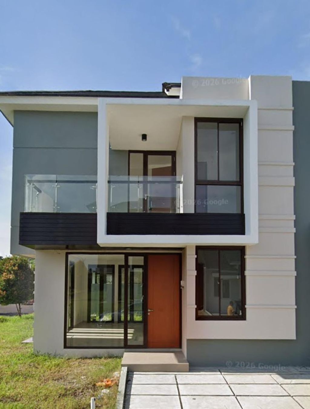 foto tampak rumah tipe AMETHYST 110/180 perumahan Kawanua Emerald City Cluster Amethyst