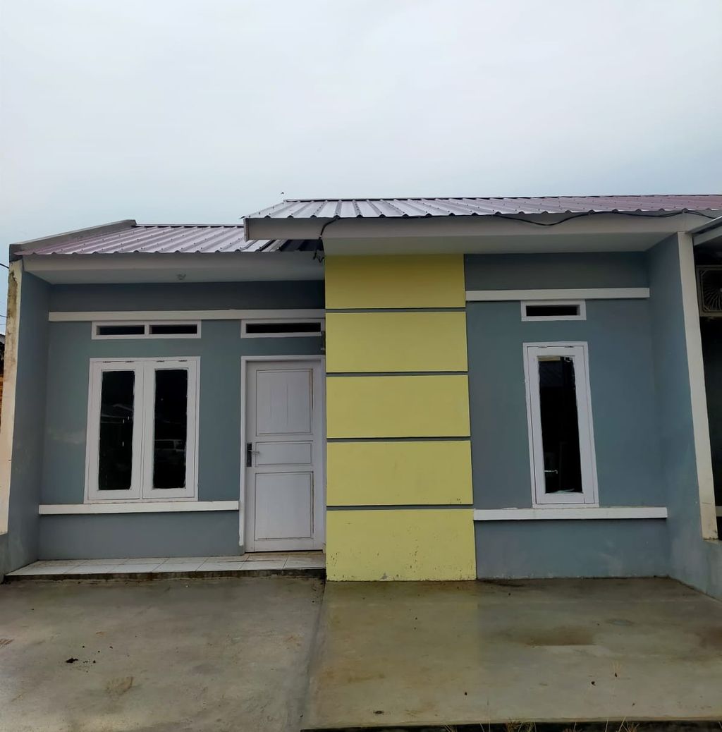 foto tampak rumah tipe 36 perumahan GRAND ZHAFIRA
