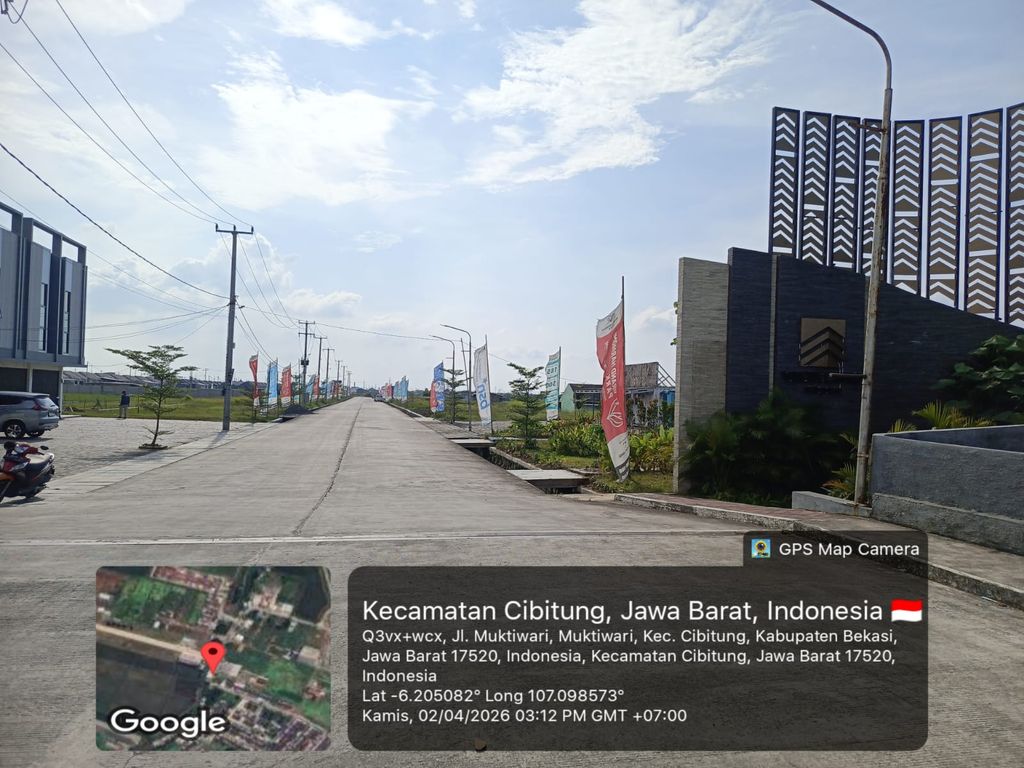 foto posisi tengah perumahan GRAND HARMONI PARK PERLUASAN