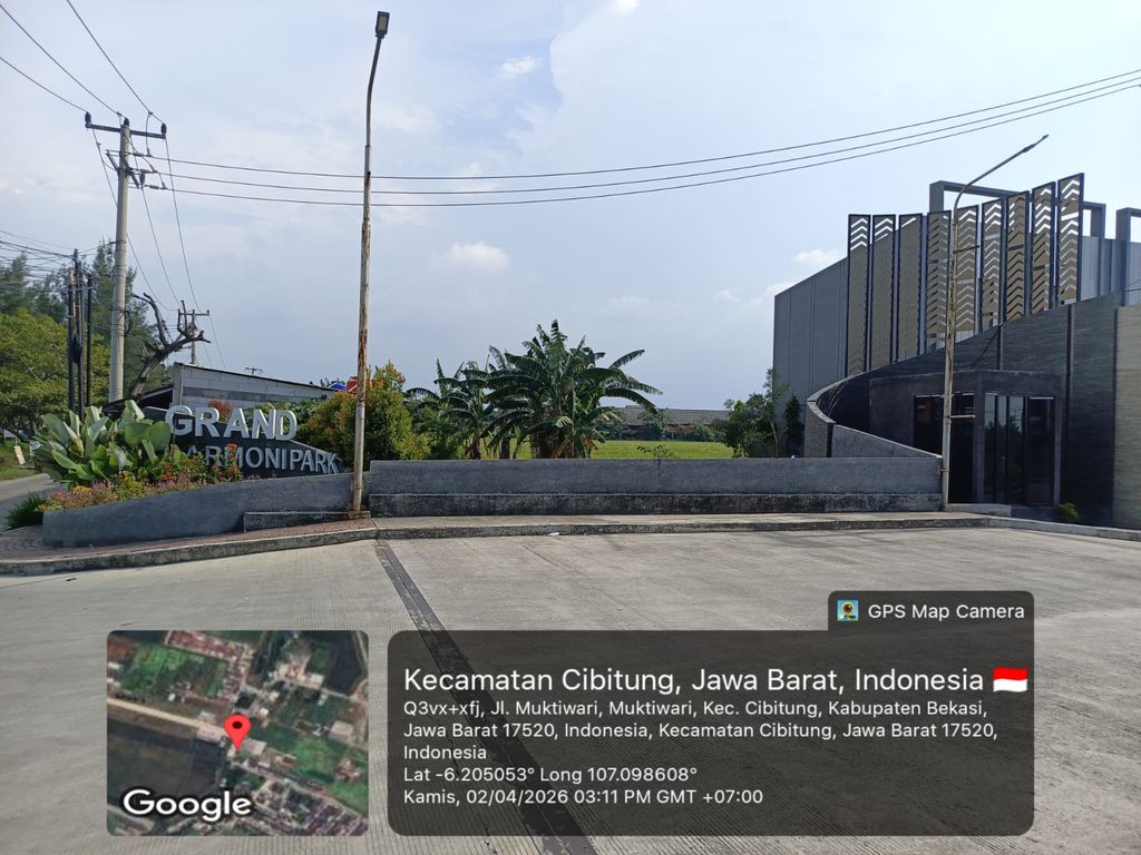 foto gerbang perumahan GRAND HARMONI PARK PERLUASAN