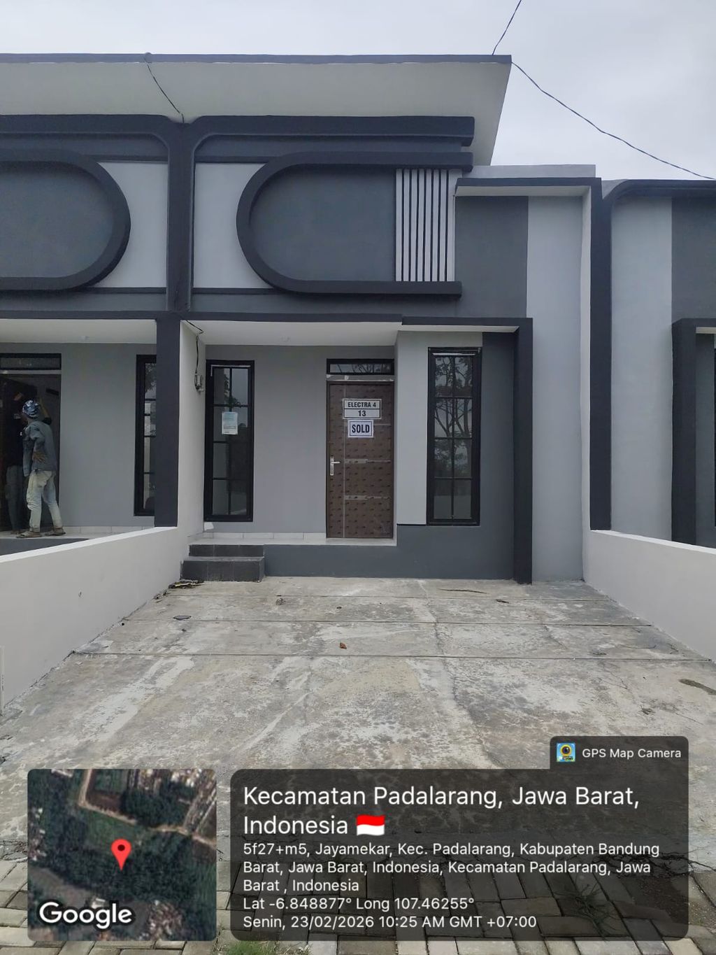 foto tampak rumah tipe 30 1 Lantai Landed (339) perumahan G-Land Padalarang Valley
