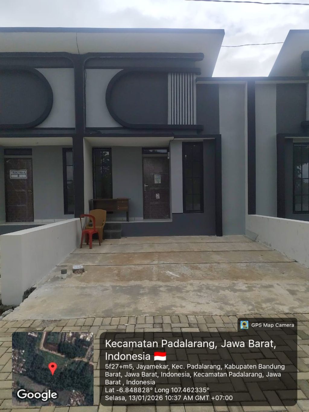 foto tampak rumah tipe 30 1 Lantai Landed (339) perumahan G-Land Padalarang Valley