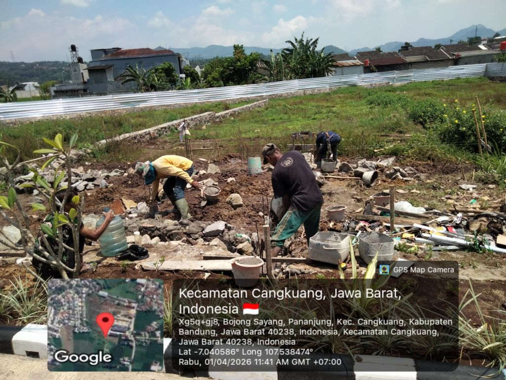 foto tampak rumah tipe 38 Compact (2 kamar) (471) perumahan G-Land Aleena Residence