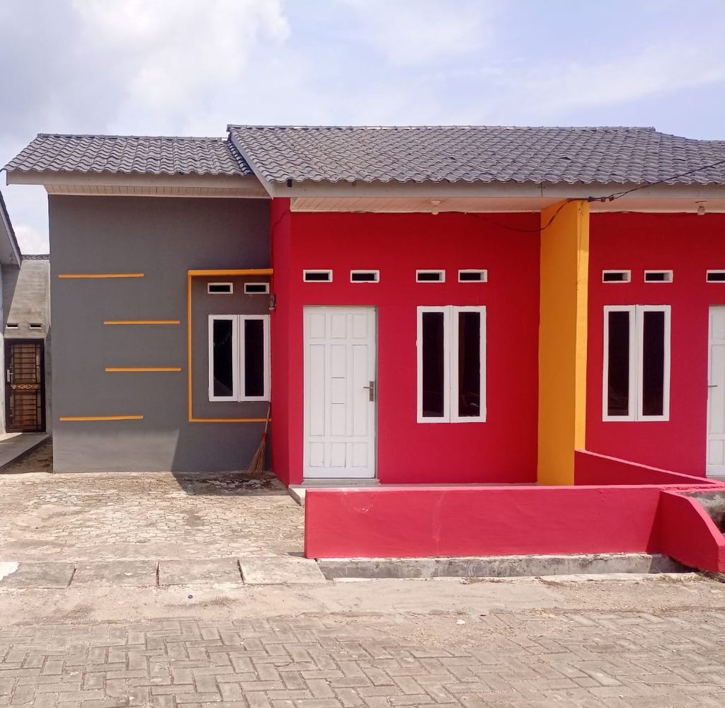 foto tampak rumah tipe 36 perumahan BUMI AYU LESTARI Pangkalan Brandan