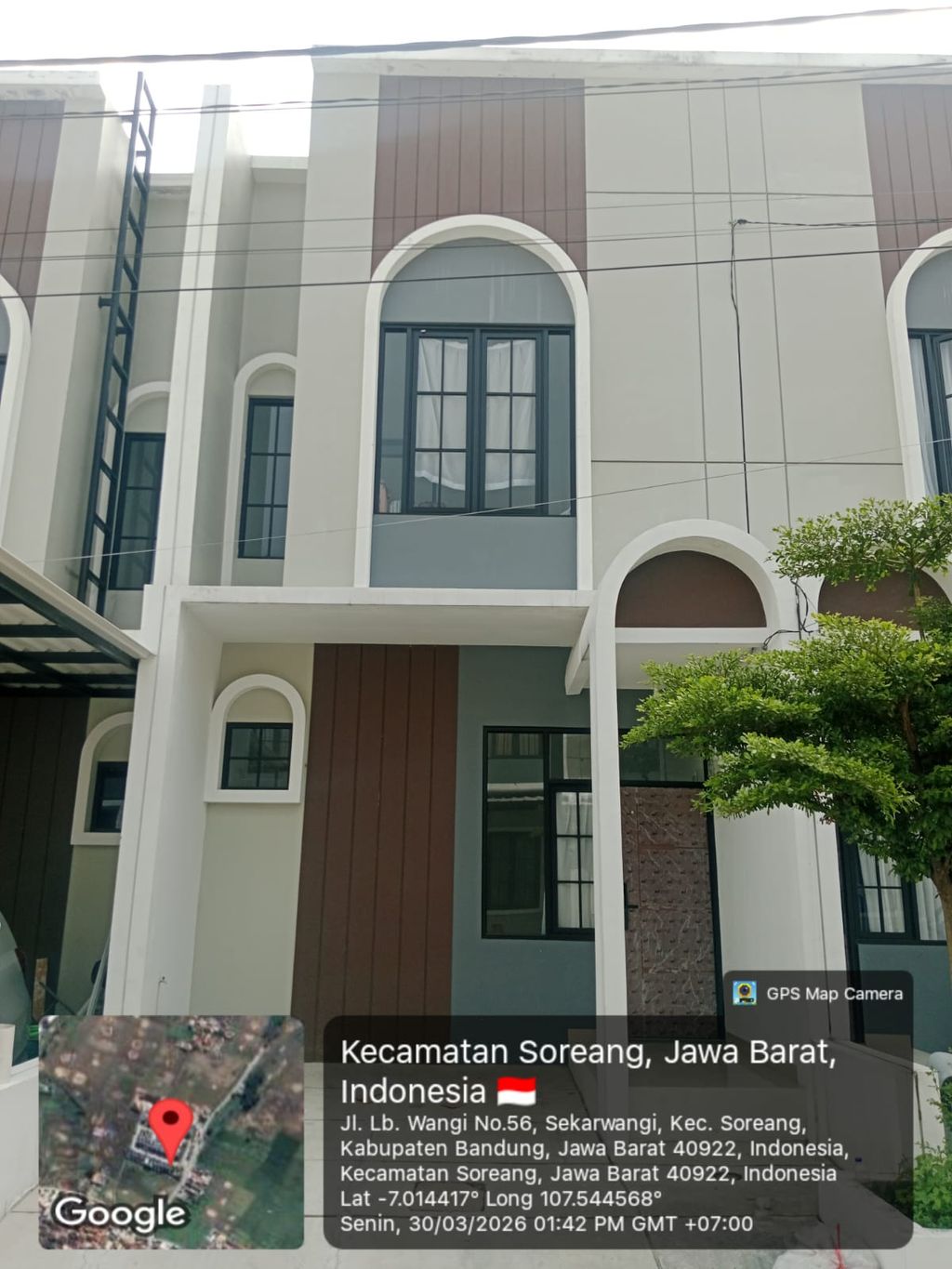 foto tampak rumah tipe 50 Compact 3 Kamar HC (437) perumahan Seroja Home Residence 4