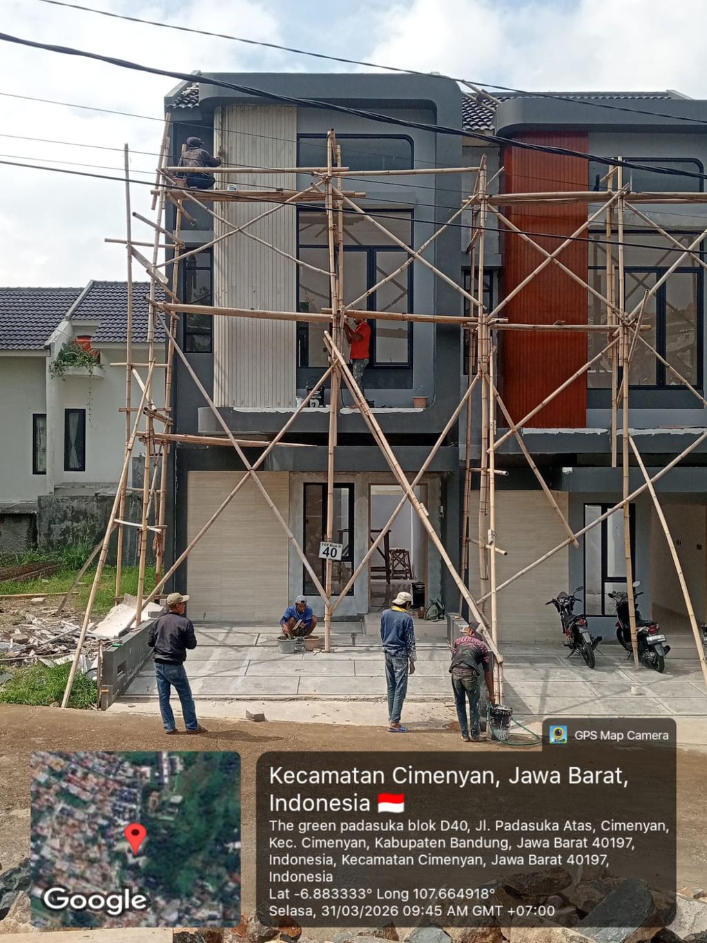 foto tampak rumah tipe 54 Compact (3 kamar) (630) perumahan The Green Padasuka