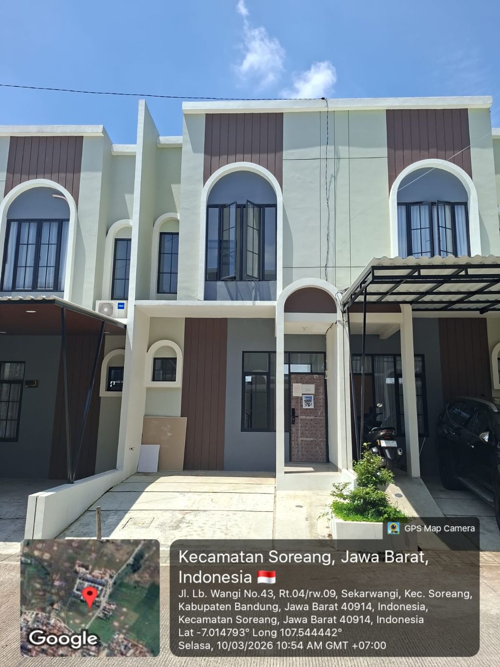 foto tampak rumah tipe 50 Compact 3 Kamar HC (458) perumahan Seroja Home Residence 4