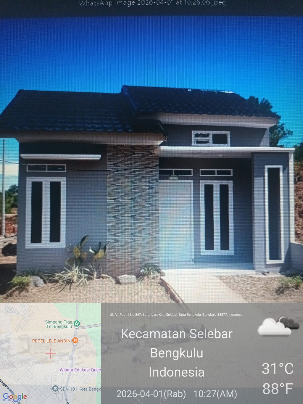 foto contoh rumah perumahan BETUNGAN RESIDENCE
