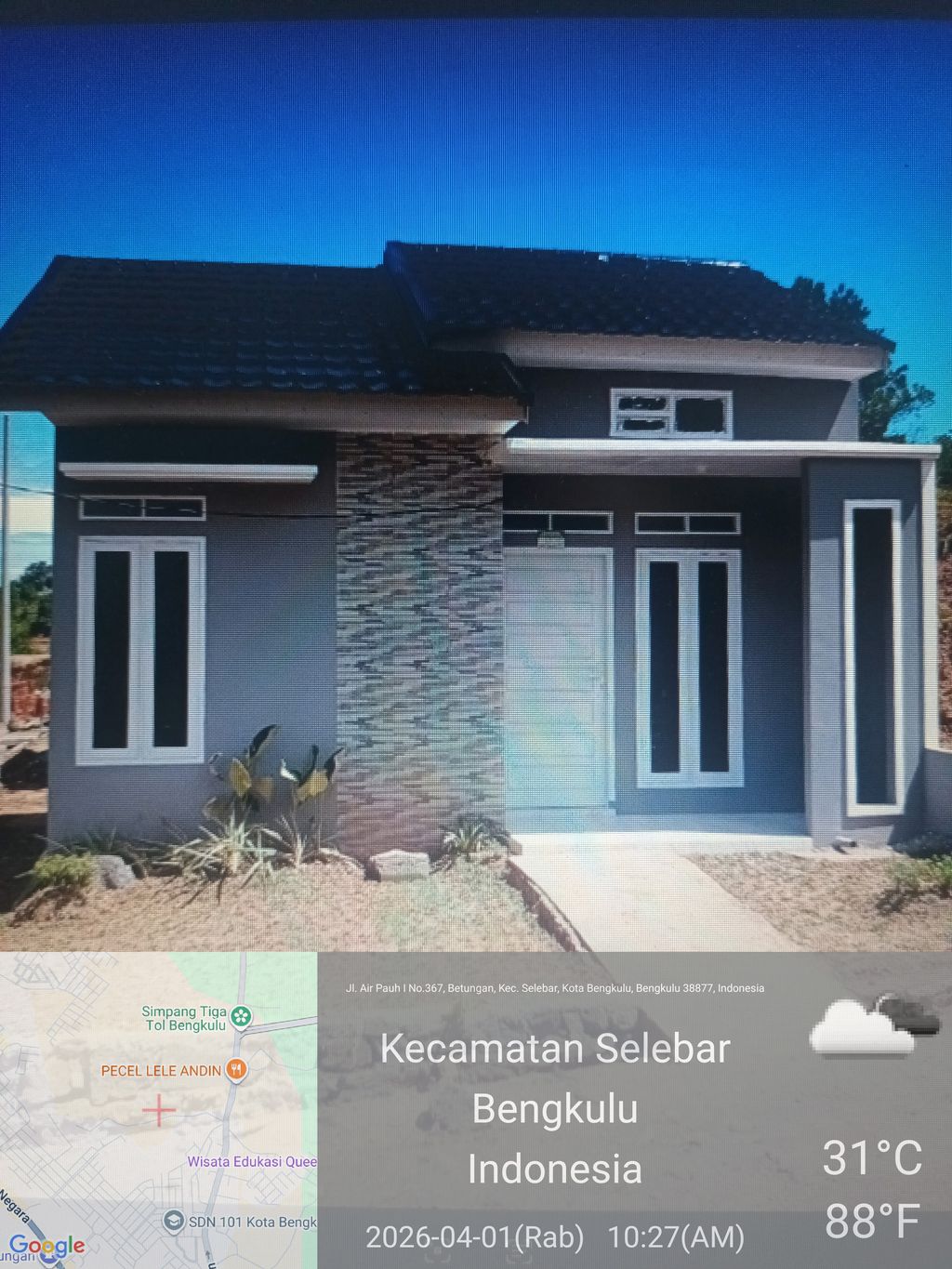 foto posisi tengah perumahan BETUNGAN RESIDENCE