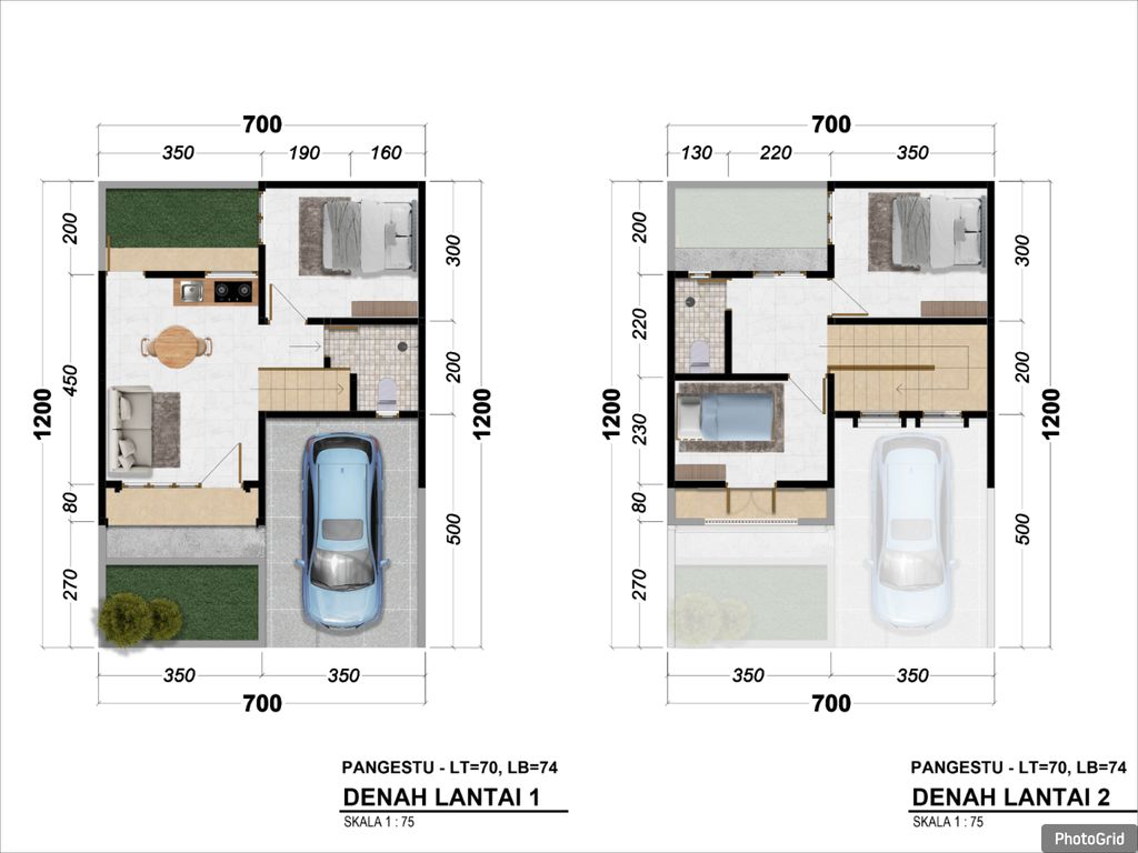 foto denah rumah tipe WINDSOR perumahan THE 9 PANGESTU
